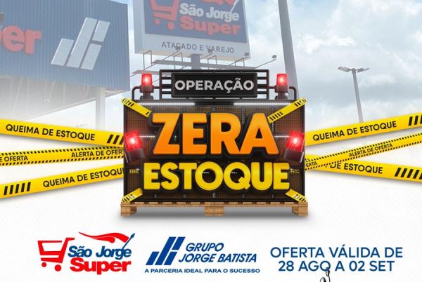 Operação "Zera Estoque" no São Jorge Super: Descontos incríveis e chance de ganhar uma moto 0km