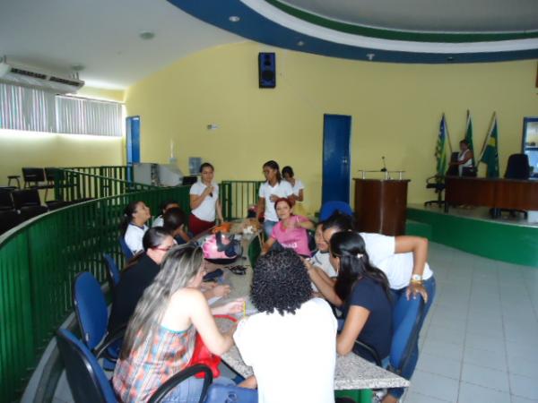 T&eacute;cnicos em Enfermagem ocupam plen&aacute;rio da C&acirc;mara e cobram equipara&ccedil;&atilde;o salarial.(Imagem:FlorianoNews)
