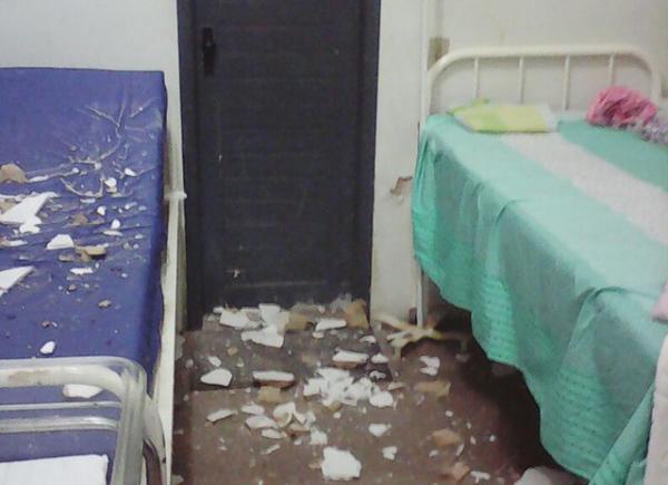 Parte do teto de enfermaria desaba e pacientes são transferidos no Piauí