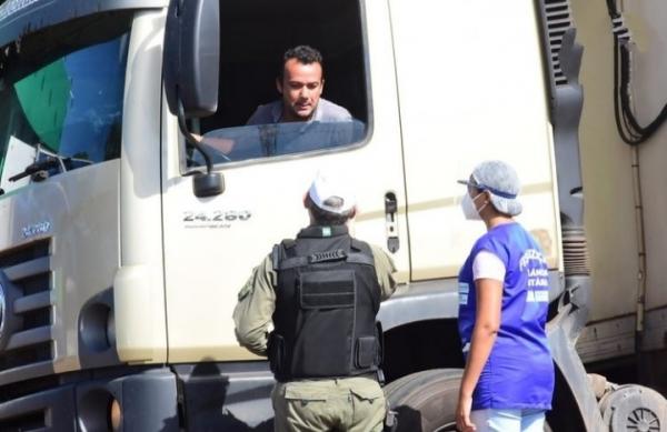 Barreira Sanit&aacute;ria &eacute; implantada em Floriano para evitar entrada da variante(Imagem:Reprodu&ccedil;&atilde;o)