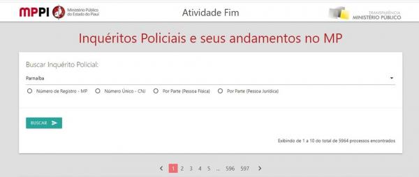 Site da transparência do Ministério Público do Piauí registrou apenas 29 dos mais de 80 assassinatos