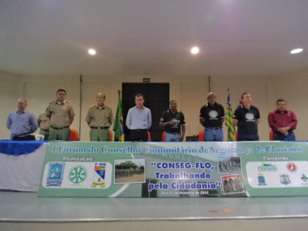 Floriano sedia I Fórum do Conselho Comunitário de Segurança Pública
