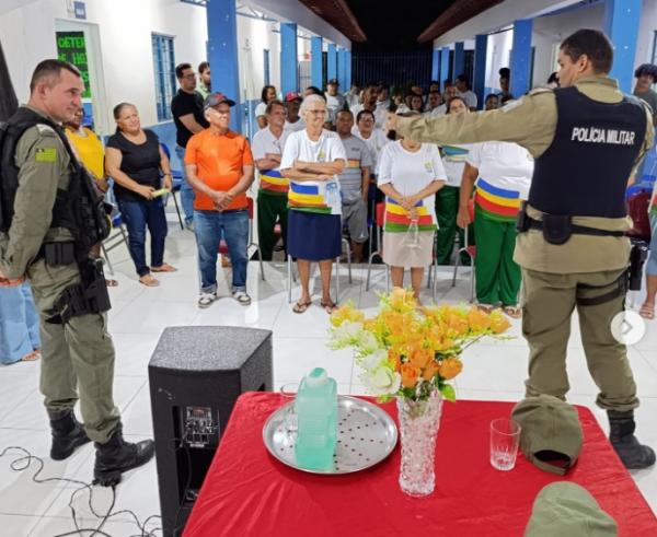 Polícia Militar realiza palestra sobre drogas e violência na Escola Mirtes Demes