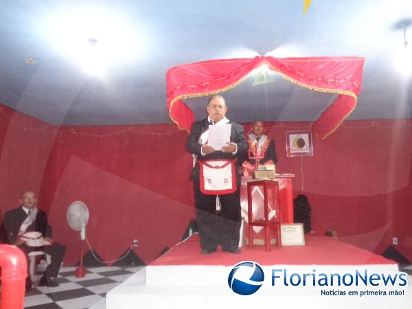 Loja Maçônica Acácia do Parnaíba realizou sessão pública.(Imagem:FlorianoNews)