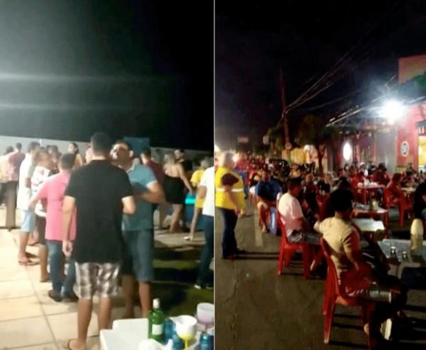 Piauí registra aglomeração e desrespeito a medidas sanitárias no fim de semana