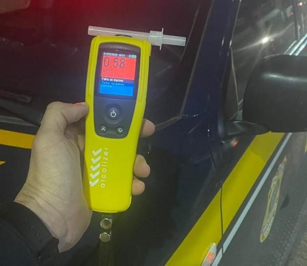 Floriano: Motorista embriagado é preso pela PRF após provocar acidente na BR 343