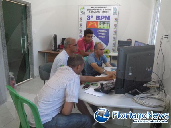 C&acirc;meras do Projeto Cidade Monitorada passam por manuten&ccedil;&atilde;o.(Imagem:FlorianoNews)