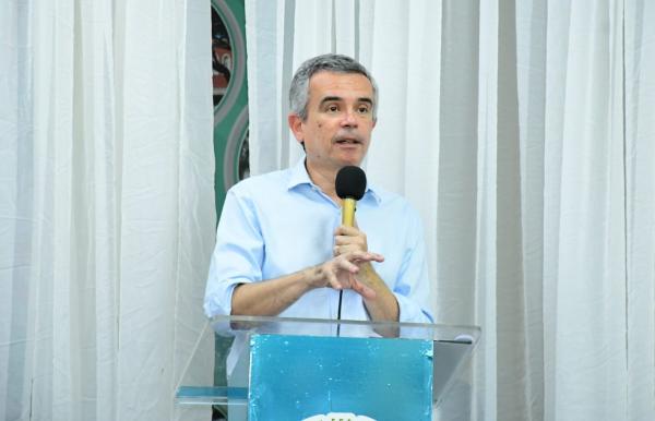 Secret&aacute;rio estadual do Planejamento, Washington Bonfim.(Imagem:Ricardo da Silva Alves /Prefeitura de Floriano)