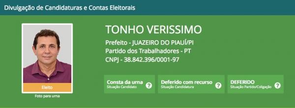 Prefeito eleito em Juazeiro do Piauí tem candidatura indeferida e TSE convocará novas eleições