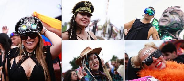 Acess&oacute;rios no Tomorrowland Brasil. (Imagem:Fabiano Battaglin/gshow)