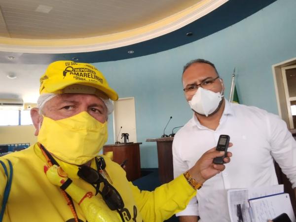 Presidente da C&atilde;mara Municipal, Joab Curvina(Imagem:FlorianoNews)