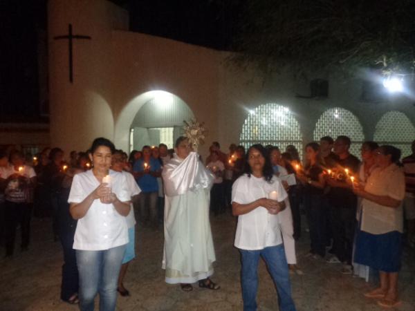 Cerco de Jeric&oacute; marca prepara&ccedil;&atilde;o para festejos de S&atilde;o Francisco de Assis em Floriano.(Imagem:FlorianoNews)