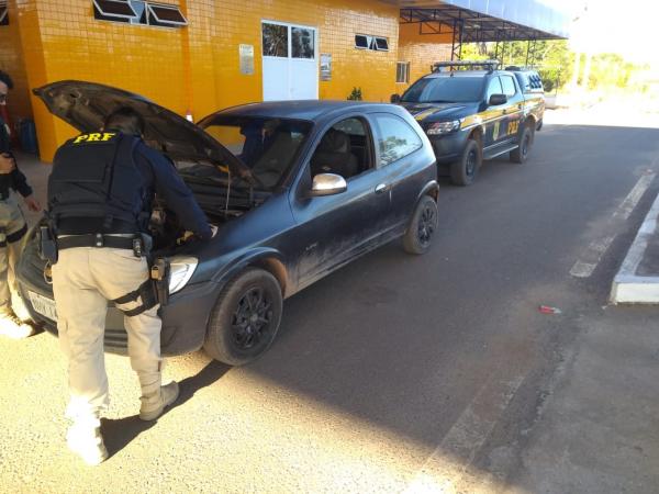 PRF recupera veículo na BR 230 que fora tomado de assalto em 2017