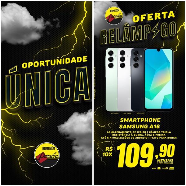 Armazém Paraíba de Floriano lança promoção relâmpago com preço de black e parcelamento em 10x(Imagem:Divulgação)