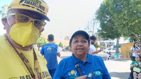 Professora L&uacute;cia Maria Barbosa Borges, diretora da APAE.(Imagem:FlorianoNews)