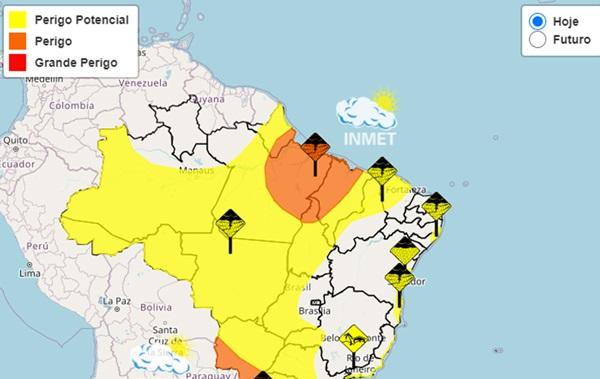 Com rios acima do nível normal, Piauí tem alertas de chuvas intensas e de risco para inundações