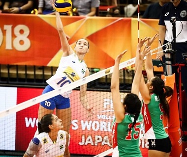 Brasil bate o México pela segunda fase do Mundial de vôlei