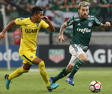 Palmeiras marca aos 44 minutos do 2º tempo, mas cede empate ao Boca Juniors