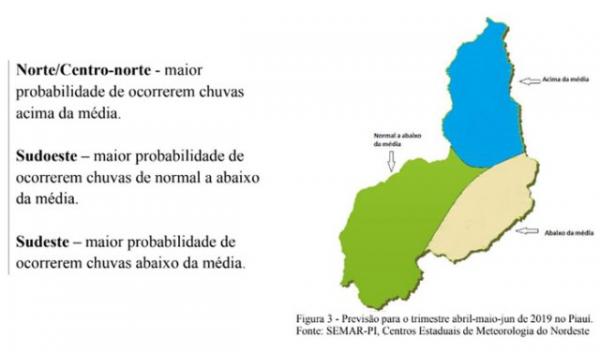 Semar divulga tend&ecirc;ncias de chuvas de abril a junho no PI(Imagem:CidadeVerde.com)
