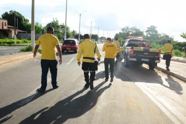 SUTRAN realiza interdição da Avenida Beira-Rio para práticas de exercícios físicos