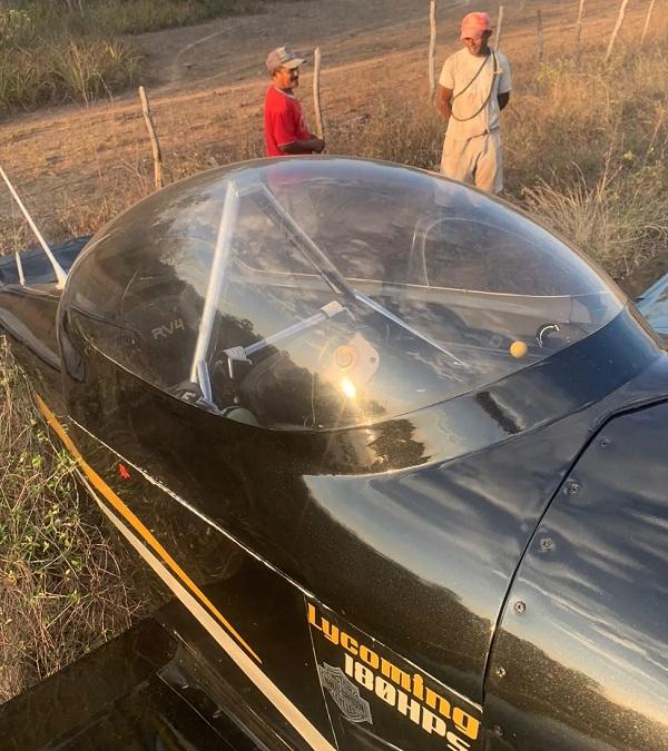 Aeronave de pequeno porte faz pouso forçado em rodovia na zona rural de União, no Piauí
