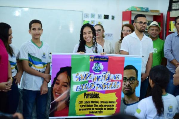 Estudante de Anísio de Abreu vai representar o Piauí no concurso Jovem Senador em Brasília