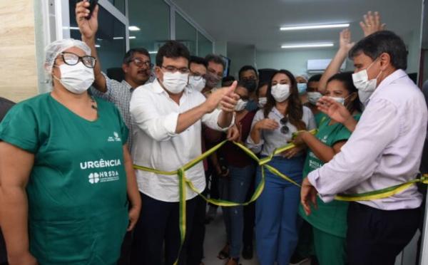 Governador vistoria obras de construção do aeroporto de Uruçuí e inaugura reforma do hospital