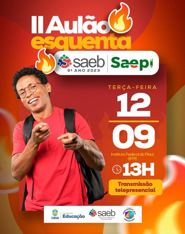 Educação de Floriano promoverá o "II Aulão Esquenta SAEB/SAEPI"