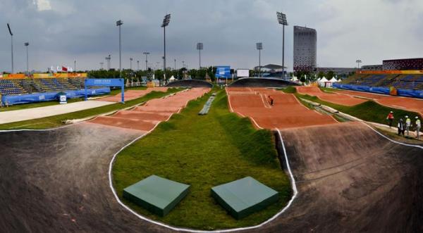 Imagem ilustratitva de como ser&aacute; a pista de BMX constru&iacute;da em Teresina.(Imagem:NANJING POOL / LIU Jing)