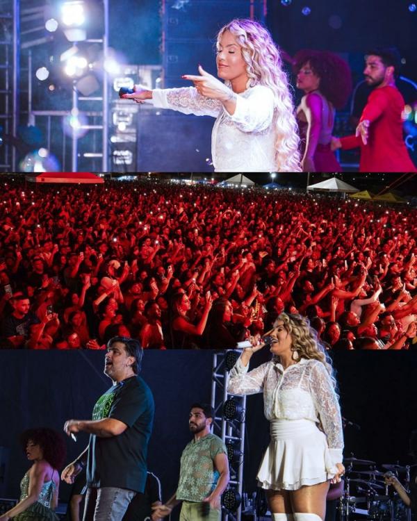 Show de aniversário pelos 129 anos de Floriano reúne cerca de 15 mil pessoas e movimenta a economia local.(Imagem:Secom)