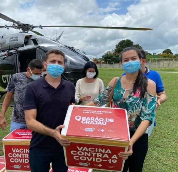 Barão de Grajaú recebe segunda dose de vacina contra o Covid-19