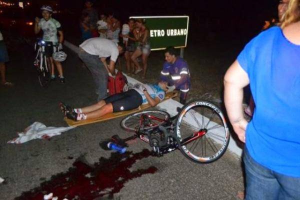 Idoso morre ao ser atropelado por ciclista na BR-343.(Imagem:180graus)