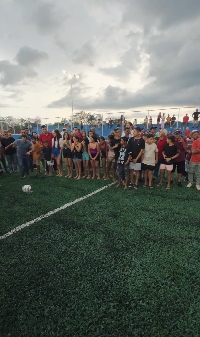 Areninha é inaugurada no povoado Rodagem e leva mais esporte e lazer à zona rural de Barão de Grajaú