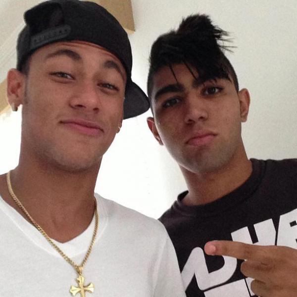 Neymar posta foto 'trollando' Gabigol no Instagram.(Imagem:Reprodu&ccedil;&atilde;o / Instagram)