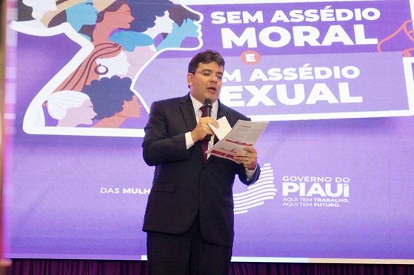 O gestor apresentou dados do Observat&oacute;rio da Mulher Piauiense, que monitora indicadores de viol&ecirc;ncia e pol&iacute;ticas p&uacute;blicas.(Imagem:Ingra Dias)