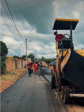 Prefeitura de Barão de Grajaú avança com obras de asfaltamento e transforma a mobilidade urbana