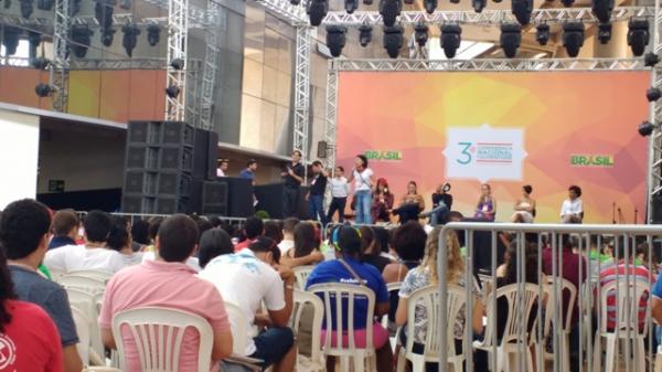 Florianense participa da 3&ordm; Confer&ecirc;ncia Nacional de Juventude? em Bras&iacute;lia.(Imagem:Arquivo pessoal)