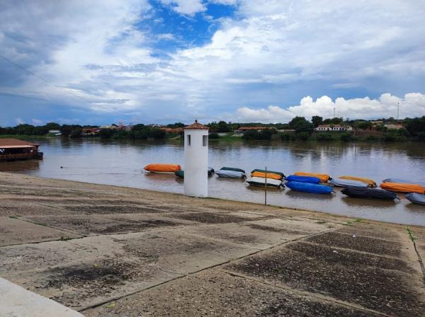 Rio Parnaíba pode subir e atingir nível máximo em Floriano; comunidades ribeirinhas são monitoradas