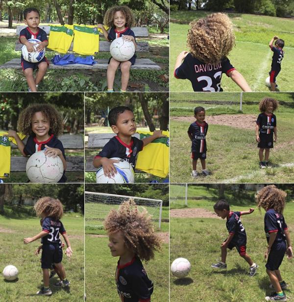 Após feito do PSG, sósias de Thiago e David imitam cabeceio dos ídolos