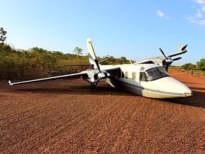 Avião de pequeno porte faz pouso forçado em pista no interior do Piauí