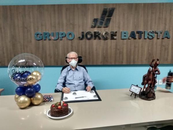 Aniversario de 91 anos do Jorge Batista(Imagem:Reprodu&ccedil;&atilde;o)