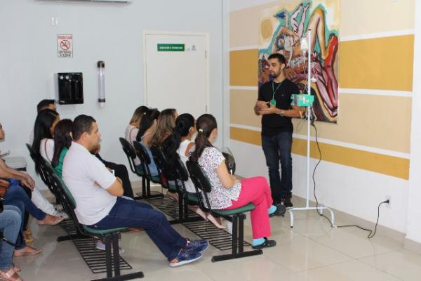 Profissionais do Tibério Nunes recebem capacitação.(Imagem:Divulgação)