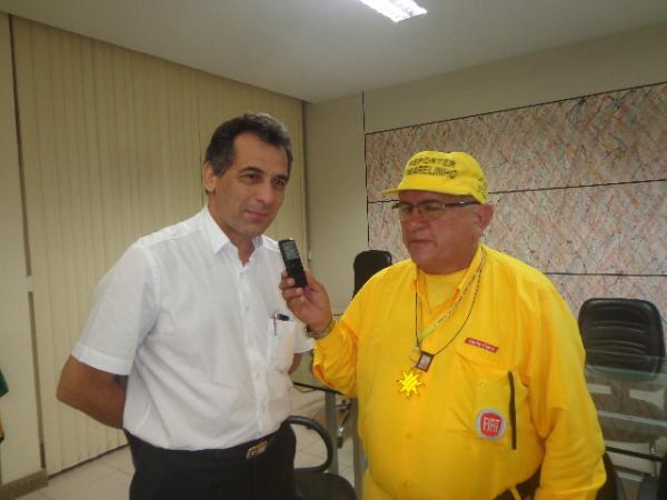 Prefeito de Floriano, Gilberto J&uacute;nior.(Imagem:FlorianoNews)
