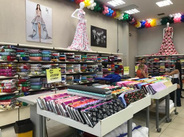 Setor de Tecidos do Armaz&eacute;m Para&iacute;ba oferece promo&ccedil;&otilde;es imperd&iacute;veis neste m&ecirc;s de julho(Imagem:FlorianoNews)