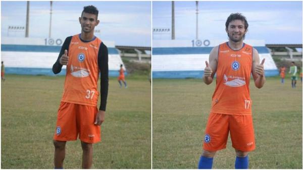 Tarrafa e Augusto são apresentados no Parnahyba e fazem primeiro treino