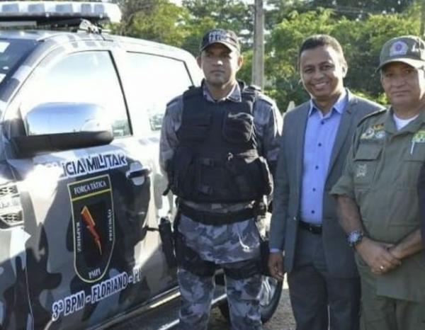 3° Batalhão da PM de Floriano é contemplada com nova viatura