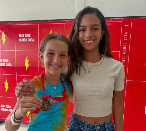 Piauí conquista ouro na Liga Esportiva em São Luís com a skatista Rafaela Bandeira