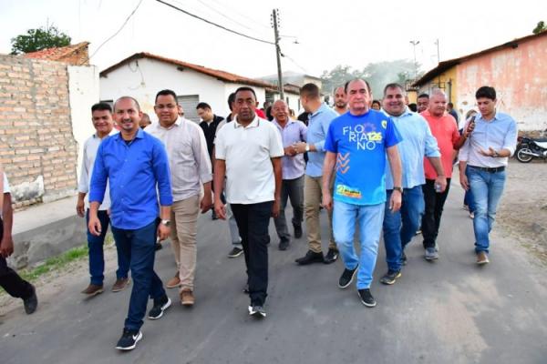 Prefeitura entrega mais de 14 mil m&sup2; de asfaltamento em ruas de Floriano.(Imagem:Secom)