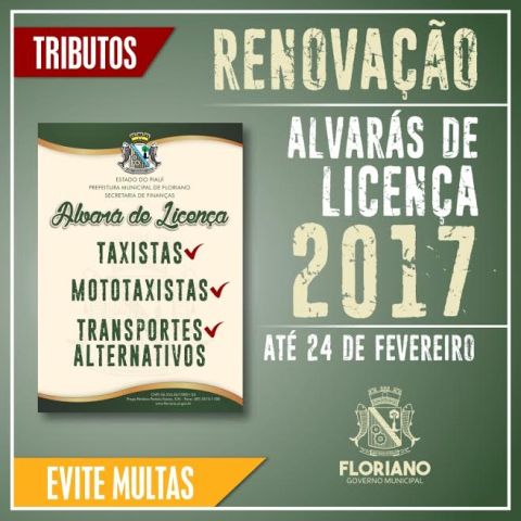 SUTRAN convoca condutores de transportes alternativos para a renovação do alvará