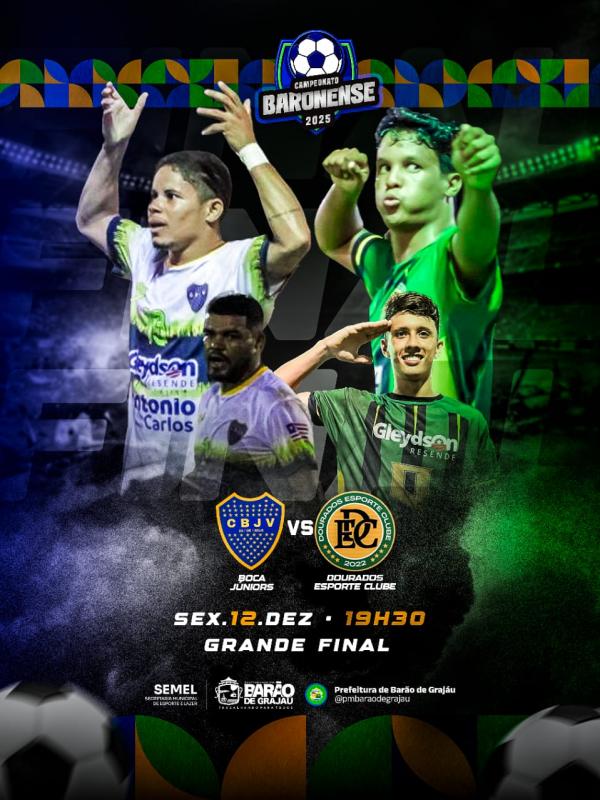 Grande final do Campeonato Baronense acontece nesta sexta (12)
